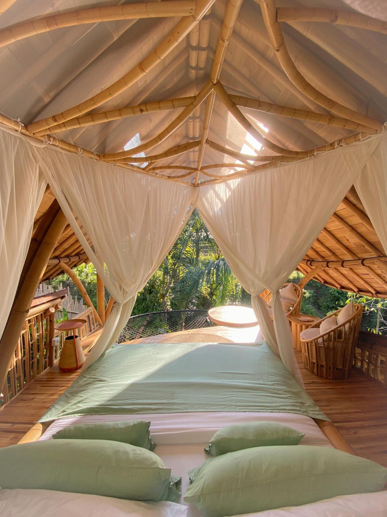 הוילה Wahem Eco Bamboo - Magical Bamboo House אובוד מראה חיצוני תמונה