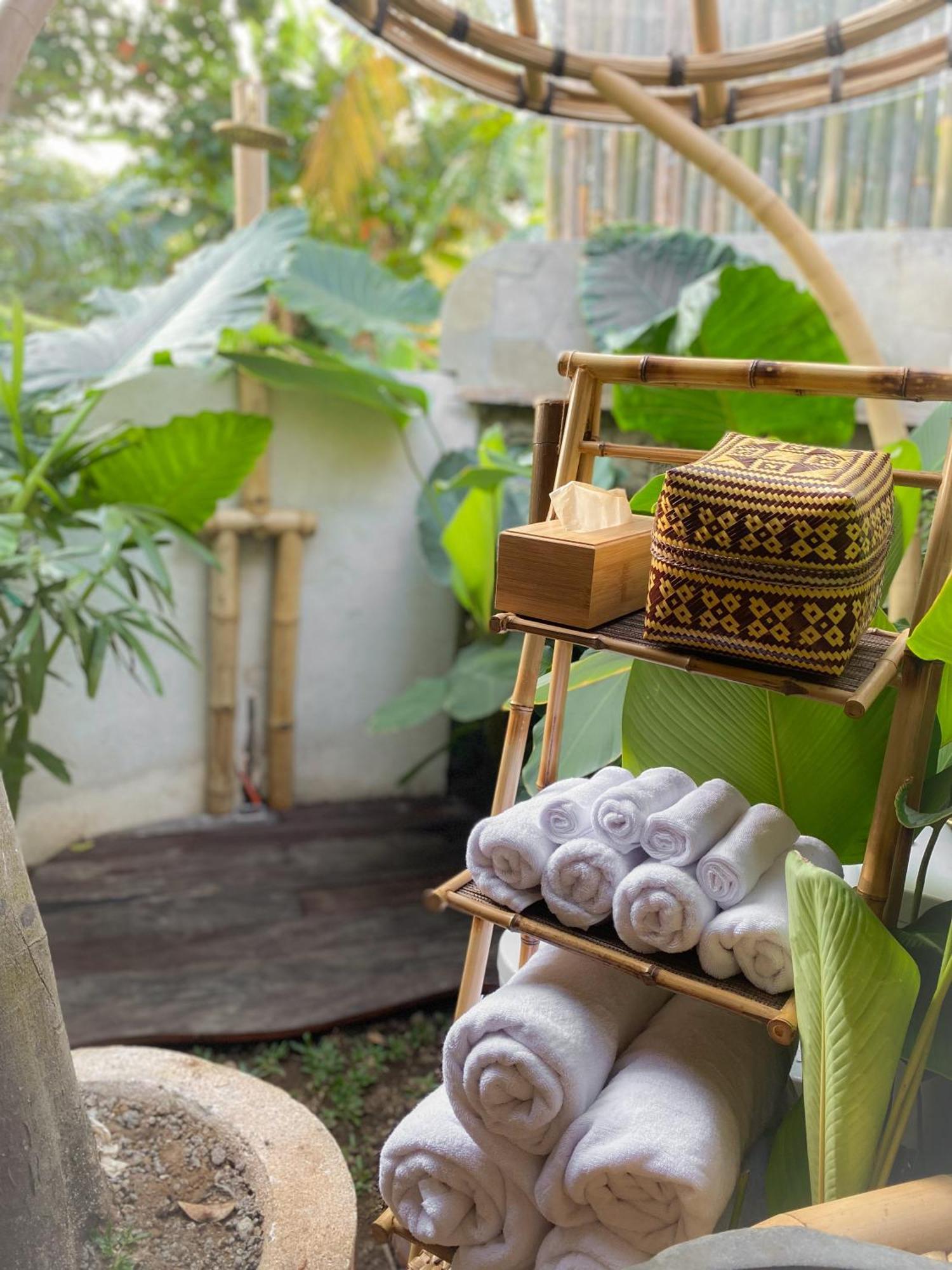 הוילה Wahem Eco Bamboo - Magical Bamboo House אובוד מראה חיצוני תמונה